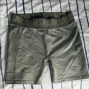 Olive Green Gymshark Workout Shorts